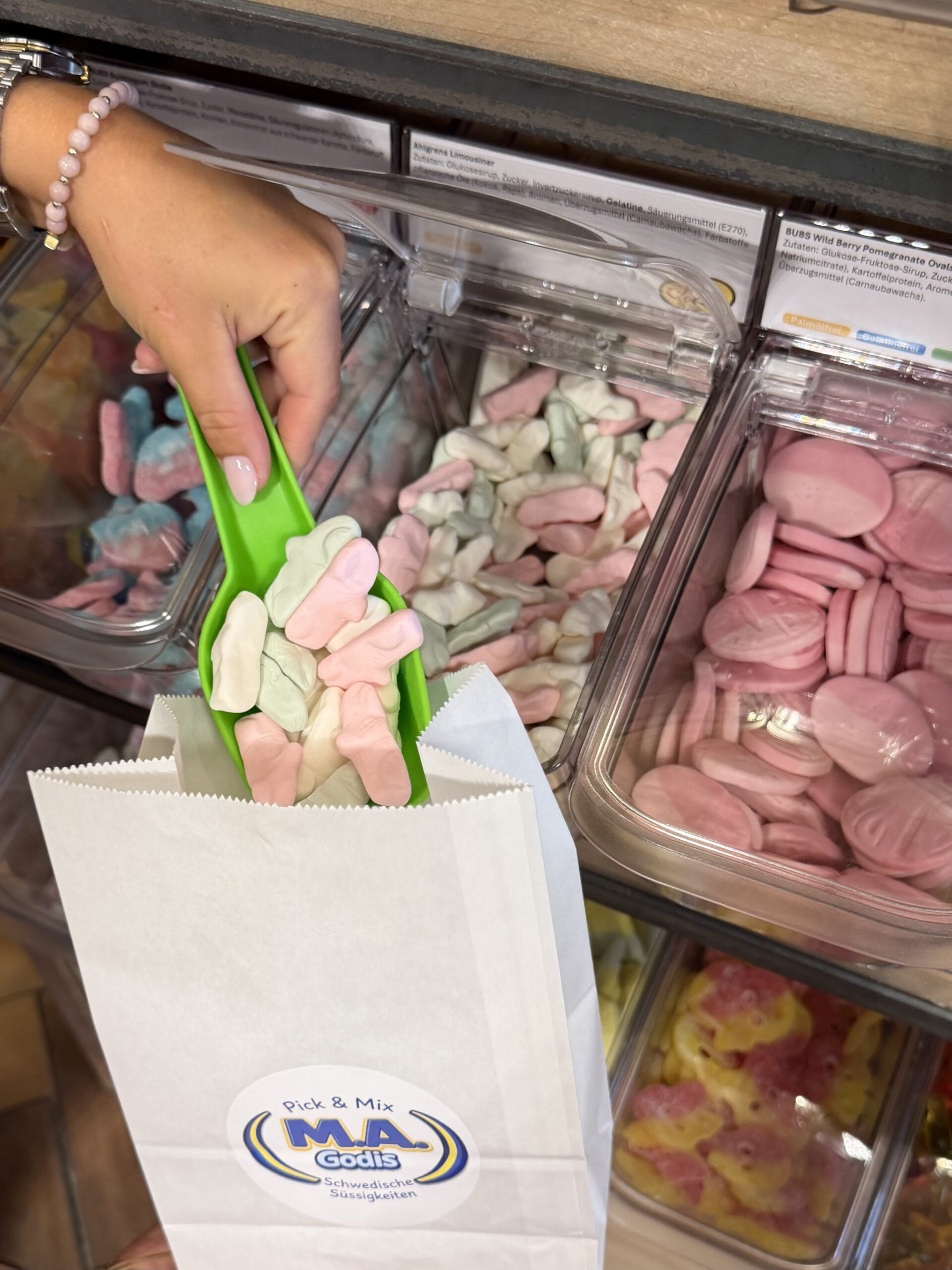 Schwedisches Lösgodis bei M.A. Godis